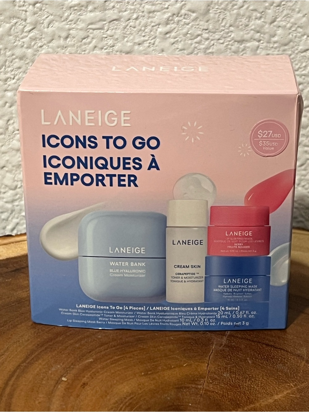 LANEIGE Travel Skincare Gift Set